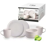 like. by Villeroy & Boch Crafted Cotton 6tlg. Premium Porcelain Weiß