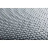 Rattan Art Balkonverkleidung 1 x 5 m Hellgrau Polyrattan