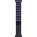 Apple Watch Alpine Loop Armband für Watch Ultra 49mm Marine / Titan schwarz (L)