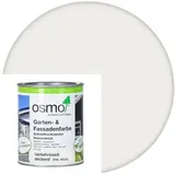 OSMO Garten- & Fassaden Farbe -7500 Verkehrsweiß (RAL 9016 )-0,75 Liter