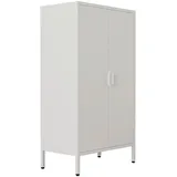VCM Highboard 60 x 110 x 35 cm Weiß