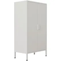 VCM Highboard 60 x 110 x 35 cm Weiß