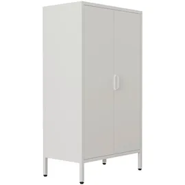 VCM Highboard 60 x 110 x 35 cm Weiß