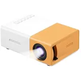 Mini-tragbarer 1080p-projektor – Kompakter Heimkino-projektor, Videoprojektor Für Handys, Für Den Innen- Und Außenbereich (gelb)