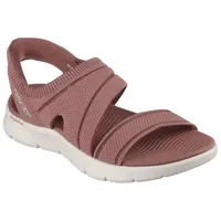 SKECHERS Sandale »GO WALK FLEX SANDAL-ENTICING«, mit Slip-ins Funktion, braun