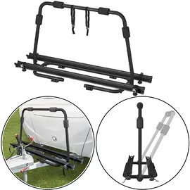 PRO PLUS Deichsel Fahrradträger Schwarz für 2 Fahrräder