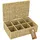 HMF Teebox geflochten aus Seegras 33 x 21 x 10 cm 10-tlg. beige
