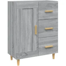 vidaXL Sideboard Grau Sonoma 69,5x34x90 cm Holzwerkstoff