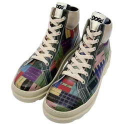 Winterboots DOGO "Damen Adriana Farbig Vegan Damen Boots / Female", Damen, Gr. 41, Normalschaft, gelb, Lederimitat, Schuhe, Vegan