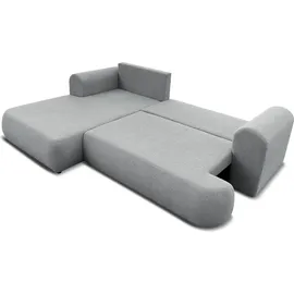 Fun Möbel Ecksofa Schlafsofa ANIKE Stoff Now or Never Creme Ottomane Links