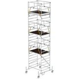 Günzburger Munk Rollgerüst SG 1,35 x 1,80 m mit Fahrbalken & Doppel-Plattform Plattformhöhe 6,62 m