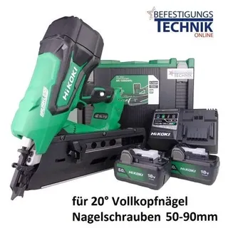 Hikoki Akku Streifennagler NR1890DBRL 50-90mm für 20° Streifennägel Prebena