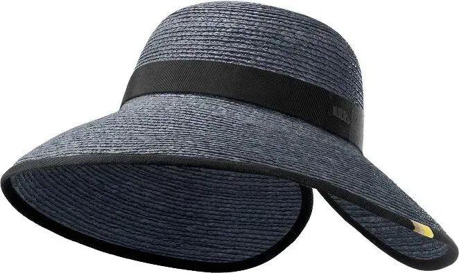 Beneunder AL717 Damen-Strohhut mit breiter Krempe für Outdoor-Sportarten, atmungsaktiv und bequem, Grau