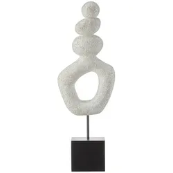 Deko-Objekt   , creme , Polyresin (Kunstharz),Metall , Maße (cm): B: 6,5 H: 32,5