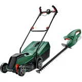 Bosch CityMower 18V-32 inkl. 4,0-Ah-Akku + Bosch EasyHedgeCut 18-45 Li (ohne Akku)