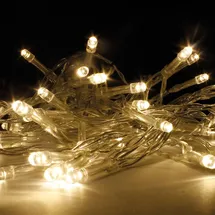 Mojawo LED-Lichterkette Batterie 3 m warmweiß