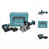 Makita DPJ180RT1J 1x 5Ah Akku + Ladegerät Akku-Nutfräse 18V