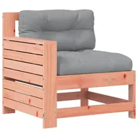 vidaXL Gartensofa mit Armlehne und Kissen Massivholz Douglasie