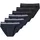 SCHIESSER Slip Schwarz / Dunkelblau 3XL 6er Pack