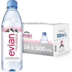 Evian Stilles Mineralwasser 24x500ml