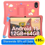 VekfulPC K10 10.1" Andriod 15 Kinder Tablet 2025 12GB+64GB 5000mAh Widevine L1