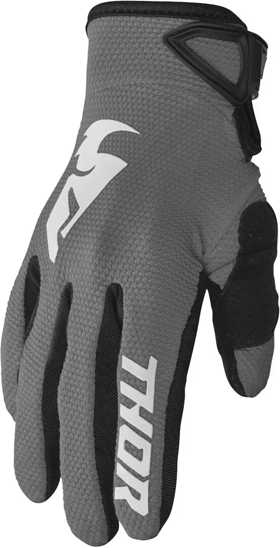 Thor Sector Youth Motorcross handschoenen, zwart-grijs, XS