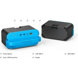 Anker A17B5011, Akku, Schwarz, Blau, 1 Stück(e)