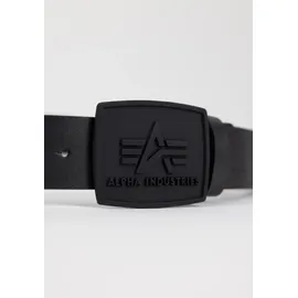 Alpha Industries Herrengürtel Leder/Polyurethan schwarz 105