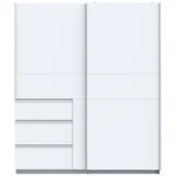 freiraum Schiebetürenschrank Winn 2 in Weiss - 170,3x200,5x61,2cm (BxHxT) weiß