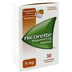 Nicorette 4 mg freshfruit Kaugummi