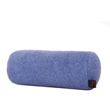 Dr. Berger Velours-Fleece Nackenrolle Blaumelange 40 x 16 cm