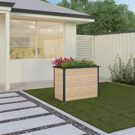 Estexo Hochbeet Design 100 x 50 x 77 cm Holz-Optik