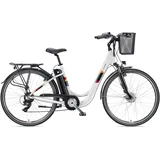 Telefunken Multitalent RC822 28 Zoll RH 48 cm weiß inkl. Fahrradkorb