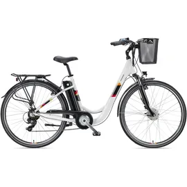 Telefunken Multitalent RC822 28 Zoll RH 48 cm weiß inkl. Fahrradkorb