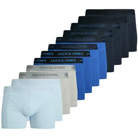 JACK & JONES JACCOOPER Boxershorts Blau / Grau / Schwarz XXL 12er Pack