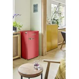 Kühlschrank Kältefach freistehend Retro Rico 83 cm 92 Liter Rot Respekta