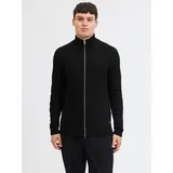 JACK & JONES Cardigan in Schwarz - L