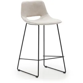 Kave Home 2er-Set Kave Home Barhocker Ziggy Stoff Beige