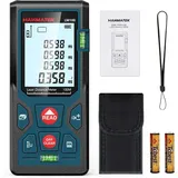 Digitaler Laser-entfernungsmesser, Lm100 100 M, Digitaler Laser-entfernungsmesser, Länge/fläche/volumen/pythagoras-theorem-messung Mit Lcd-hintergrundbeleuchtung, Ip54 (100 M)