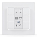 Homematic IP Smart Home Wandtaster – 6-fach, Wandschalter, sechs Tasten, Zubehör für Ihr Homematic IP Smart Home, universell einsetzbar, schaltet Aktoren und Thermostate, kabellos, 142308A0