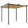 Outsunny Pergola 3 x 3 m Beige