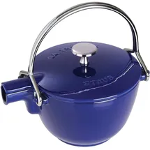 Staub Teekessel rund dunkelblau