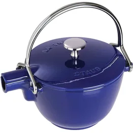 Staub Teekessel rund dunkelblau