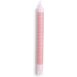 Hay Pattern Kerze sehr dünne Streifen rosa-rot