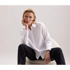 Seidensticker Longbluse 1/1 Kragen Uni Gr. L40, weiß,