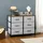 Homcom Sideboard 80 x 62,5 x 30 cm Grau