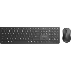 MediaRange Tastatur-Maus-Set kabellos MROS107 schwarz