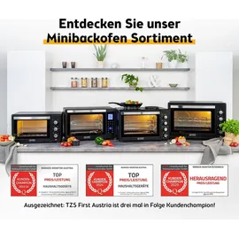tzs-first-austria TZS FIRST AUSTRIA Minibackofen schwarz