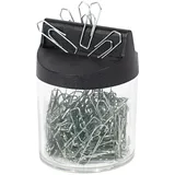 Wedo 2705154 magnetisch, 125 verzinkte Klammern, transparent