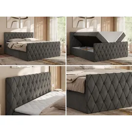 MKS Meble Miren Duo 160 x 200 cm H3 Dunkelgrau